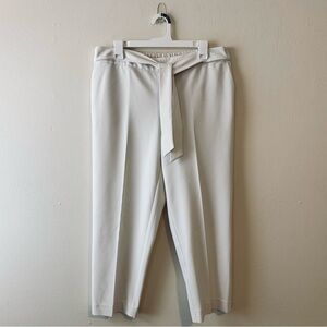 Worthington Straight Leg Ankle Pants with Front Tie Size 12